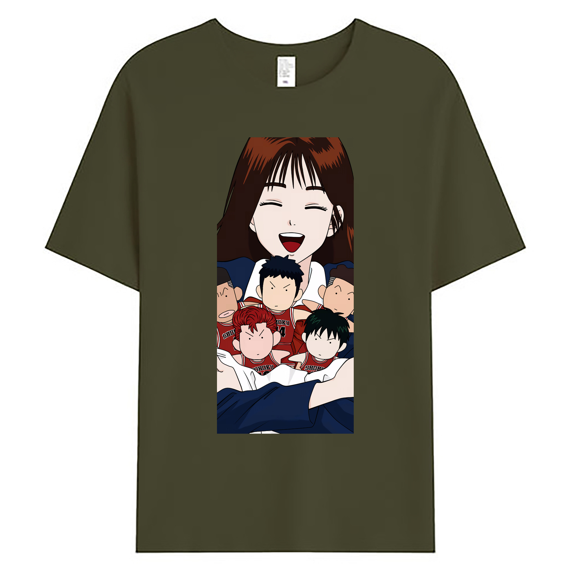 （画像用） SLAM DUNK／スラムダンク 綿100％ メンズ半袖Tシャツ｜肌触りやわらか＆通気性